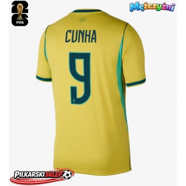 Brazylia Matheus Cunha #9 Koszulka Podstawowa MŚ 2026 Krótki Rękaw