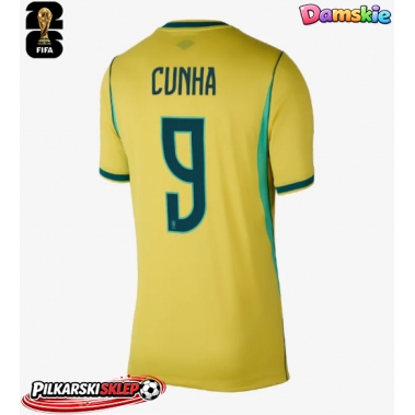Brazylia Matheus Cunha #9 Koszulka Podstawowa damskie MŚ 2026 Krótki Rękaw