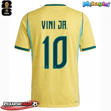 Brazylia Vinicius Junior #10 Koszulka Podstawowa MŚ 2026 Krótki Rękaw
