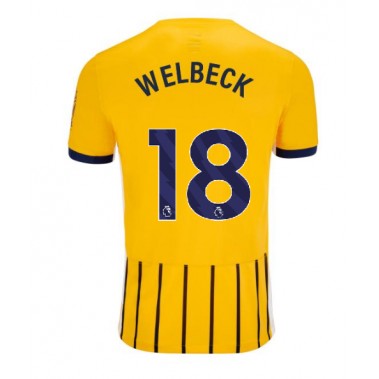 Brighton Danny Welbeck #18 Koszulka Wyjazdowa 2024-25 Krótki Rękaw