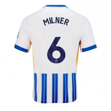 Brighton James Milner #6 Koszulka Podstawowa 2024-25 Krótki Rękaw