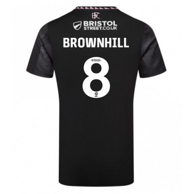 Burnley Josh Brownhill #8 Koszulka Wyjazdowa 2024-25 Krótki Rękaw