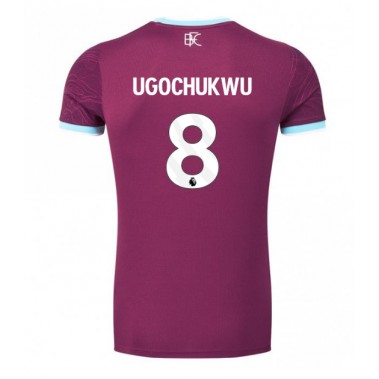 Burnley Lesley Ugochukwu #8 Koszulka Podstawowa 2025-26 Krótki Rękaw