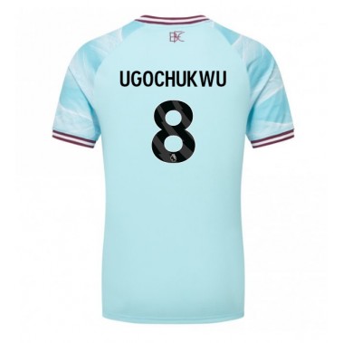 Burnley Lesley Ugochukwu #8 Koszulka Wyjazdowa 2025-26 Krótki Rękaw