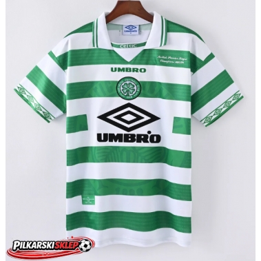 Celtic 1997-1999 Koszulka Retro Podstawowa Krótki Rękaw