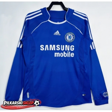 Chelsea 2006-2007 Koszulka Retro Podstawowa Długi Rękaw