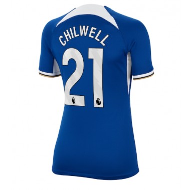 Chelsea Ben Chilwell #21 Koszulka Podstawowa damskie 2023-24 Krótki Rękaw