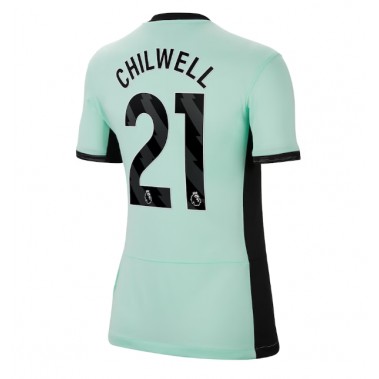Chelsea Ben Chilwell #21 Koszulka Trzecia damskie 2023-24 Krótki Rękaw