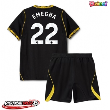 Chelsea Emmanuel Emegha #22 Koszulka Wyjazdowa dzieci 2026-27 Krótki Rękaw (+ krótkie spodenki)