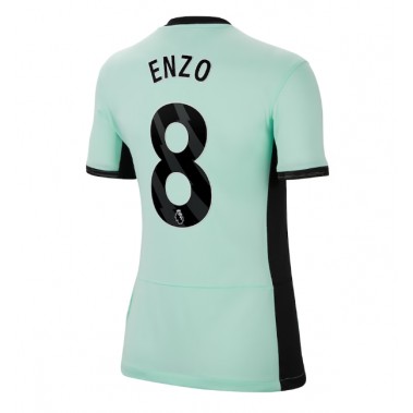 Chelsea Enzo Fernandez #8 Koszulka Trzecia damskie 2023-24 Krótki Rękaw