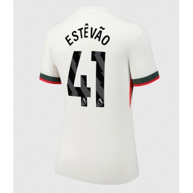Chelsea Estevao Willian #41 Koszulka Wyjazdowa damskie 2025-26 Krótki Rękaw Chelsea Estevao Willian #41 Koszulka Wyjazdowa damskie 2025-26 Krótki Rękaw