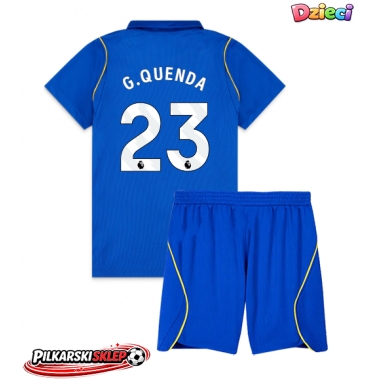 Chelsea Geovany Quenda #23 Koszulka Podstawowa dzieci 2026-27 Krótki Rękaw (+ krótkie spodenki)