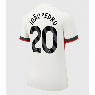 Chelsea Joao Pedro #20 Koszulka Wyjazdowa damskie 2025-26 Krótki Rękaw Chelsea Joao Pedro #20 Koszulka Wyjazdowa damskie 2025-26 Krótki Rękaw