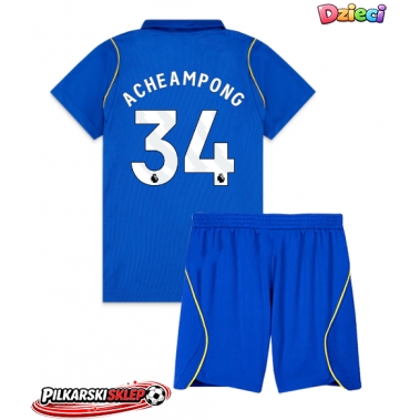 Chelsea Josh Acheampong #34 Koszulka Podstawowa dzieci 2026-27 Krótki Rękaw (+ krótkie spodenki)