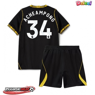 Chelsea Josh Acheampong #34 Koszulka Wyjazdowa dzieci 2026-27 Krótki Rękaw (+ krótkie spodenki)