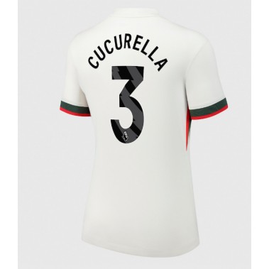 Chelsea Marc Cucurella #3 Koszulka Wyjazdowa damskie 2025-26 Krótki Rękaw Chelsea Marc Cucurella #3 Koszulka Wyjazdowa damskie 2025-26 Krótki Rękaw