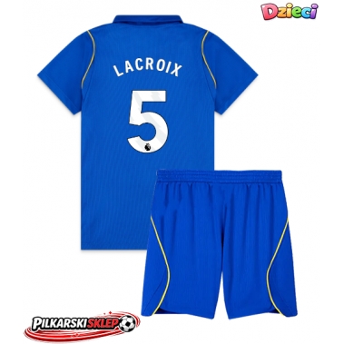 Chelsea Maxence Lacroix #5 Koszulka Podstawowa dzieci 2026-27 Krótki Rękaw (+ krótkie spodenki)