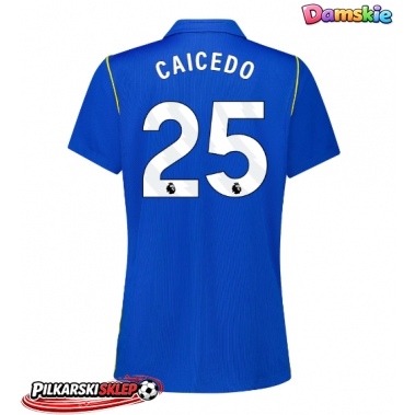 Chelsea Moises Caicedo #25 Koszulka Podstawowa damskie 2026-27 Krótki Rękaw