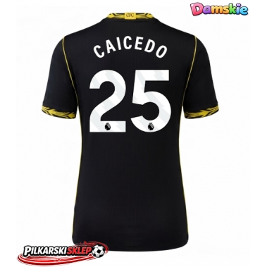 Chelsea Moises Caicedo #25 Koszulka Wyjazdowa damskie 2026-27 Krótki Rękaw