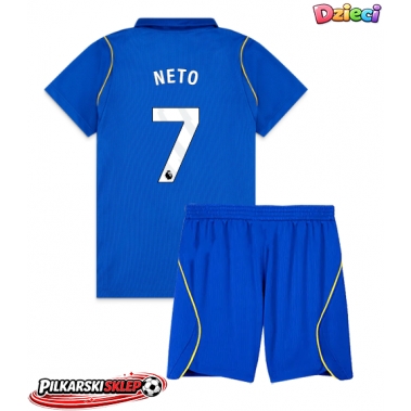 Chelsea Pedro Neto #7 Koszulka Podstawowa dzieci 2026-27 Krótki Rękaw (+ krótkie spodenki)