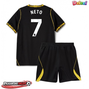 Chelsea Pedro Neto #7 Koszulka Wyjazdowa dzieci 2026-27 Krótki Rękaw (+ krótkie spodenki)