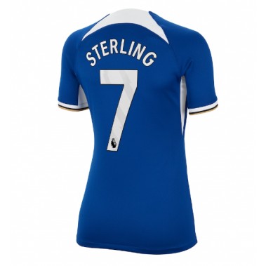 Chelsea Raheem Sterling #7 Koszulka Podstawowa damskie 2023-24 Krótki Rękaw