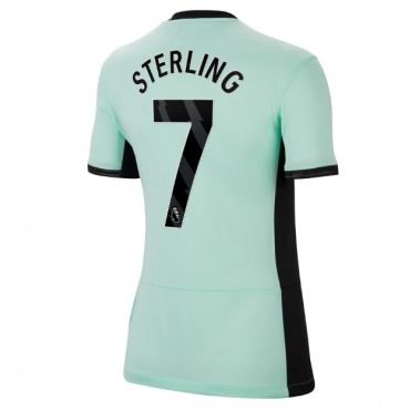 Chelsea Raheem Sterling #7 Koszulka Trzecia damskie 2023-24 Krótki Rękaw