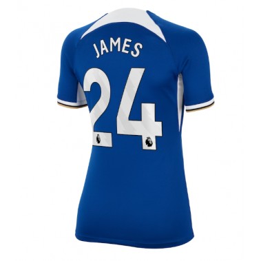 Chelsea Reece James #24 Koszulka Podstawowa damskie 2023-24 Krótki Rękaw