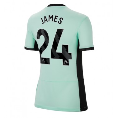 Chelsea Reece James #24 Koszulka Trzecia damskie 2023-24 Krótki Rękaw