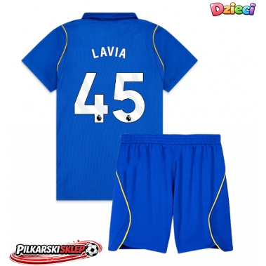 Chelsea Romeo Lavia #45 Koszulka Podstawowa dzieci 2026-27 Krótki Rękaw (+ krótkie spodenki)