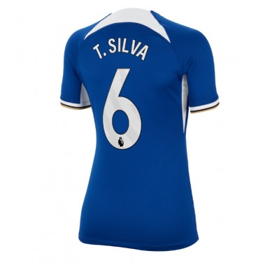Chelsea Thiago Silva #6 Koszulka Podstawowa damskie 2023-24 Krótki Rękaw