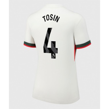 Chelsea Tosin Adarabioyo #4 Koszulka Wyjazdowa damskie 2025-26 Krótki Rękaw Chelsea Tosin Adarabioyo #4 Koszulka Wyjazdowa damskie 2025-26 Krótki Rękaw