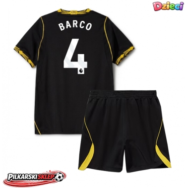 Chelsea Valentin Barco #4 Koszulka Wyjazdowa dzieci 2026-27 Krótki Rękaw (+ krótkie spodenki)