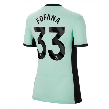 Chelsea Wesley Fofana #33 Koszulka Trzecia damskie 2023-24 Krótki Rękaw