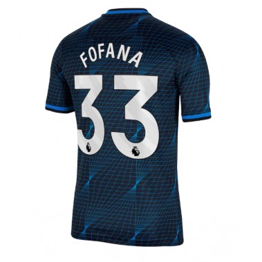Chelsea Wesley Fofana #33 Koszulka Wyjazdowa 2023-24 Krótki Rękaw
