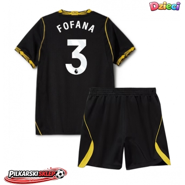 Chelsea Wesley Fofana #3 Koszulka Wyjazdowa dzieci 2026-27 Krótki Rękaw (+ krótkie spodenki)