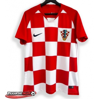 Chorwacja 2018 Koszulka Retro Podstawowa Krótki Rękaw