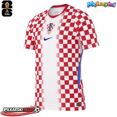 Chorwacja Koszulka Podstawowa MŚ 2026 Krótki Rękaw