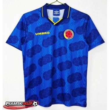 Colombia 1994 Koszulka Retro Wyjazdowa Krótki Rękaw
