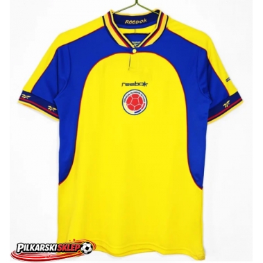 Colombia 2001 Koszulka Retro Podstawowa Krótki Rękaw