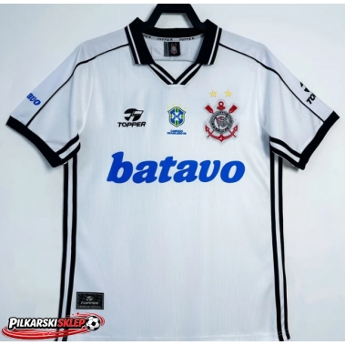 Corinthians 1999-2000 Koszulka Retro Podstawowa Krótki Rękaw