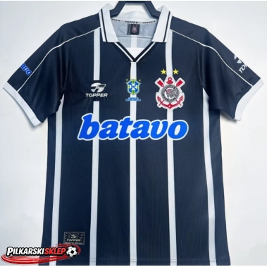 Corinthians 1999-2000 Koszulka Retro Wyjazdowa Krótki Rękaw