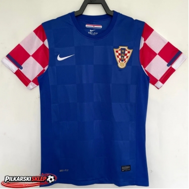 Croatie 2010 Koszulka Retro Wyjazdowa Krótki Rękaw