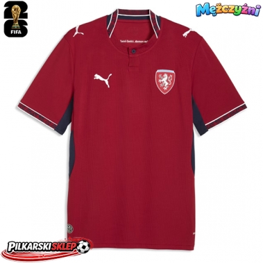Czechy Koszulka Podstawowa MŚ 2026 Krótki Rękaw