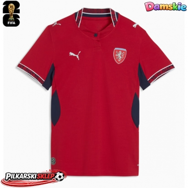 Czechy Koszulka Podstawowa damskie MŚ 2026 Krótki Rękaw