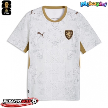 Czechy Koszulka Wyjazdowa MŚ 2026 Krótki Rękaw