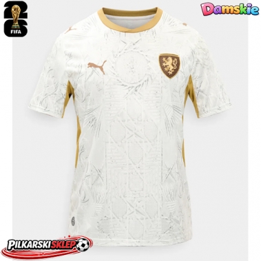 Czechy Koszulka Wyjazdowa damskie MŚ 2026 Krótki Rękaw