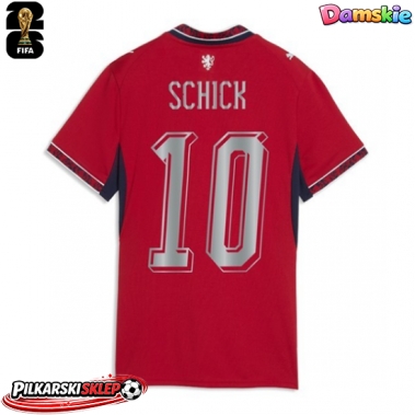 Czechy Patrik Schick #10 Koszulka Podstawowa damskie MŚ 2026 Krótki Rękaw