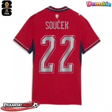 Czechy Tomas Soucek #22 Koszulka Podstawowa damskie MŚ 2026 Krótki Rękaw