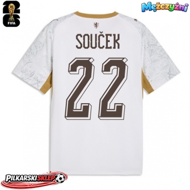 Czechy Tomas Soucek #22 Koszulka Wyjazdowa MŚ 2026 Krótki Rękaw